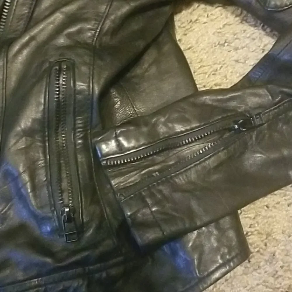 Affliction Limited Edition Black leather jacket - Picture 5 of 10